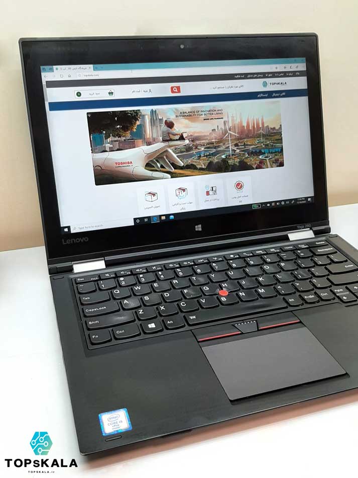 خرید لپ تاپ استوک لنوو مدل LENOVO YOGA 260 با مشخصات Intel Core i5 6300U - intel HD 520 دارای مهلت تست و گارانتی رایگان/ محصول Lenovo سال 2016