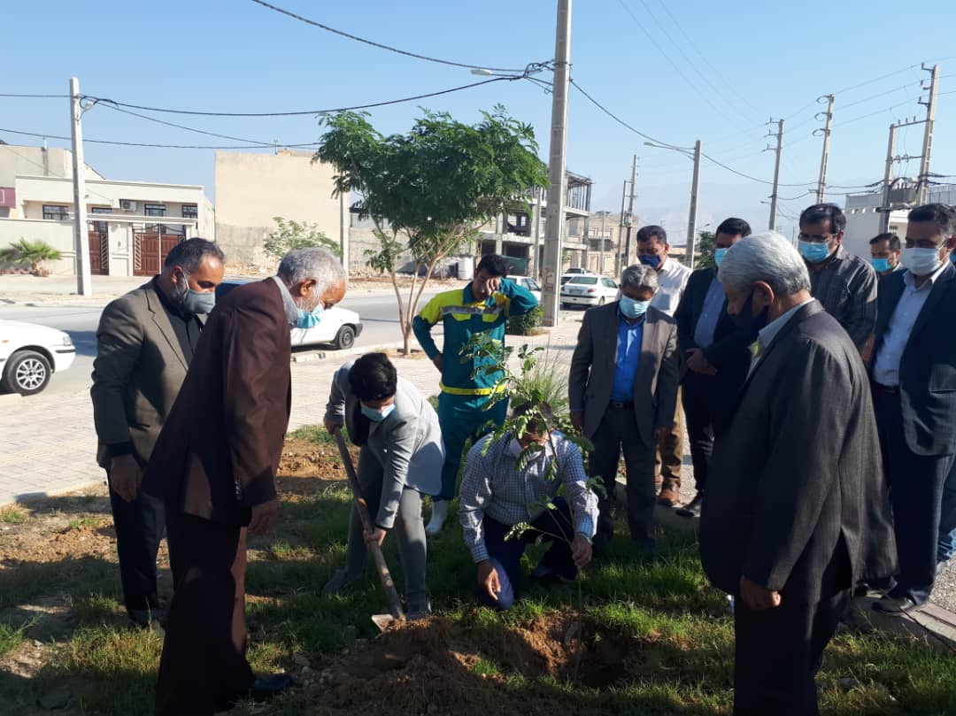 برگزاری مراسم درختکاری یادبود مهندس پورجم