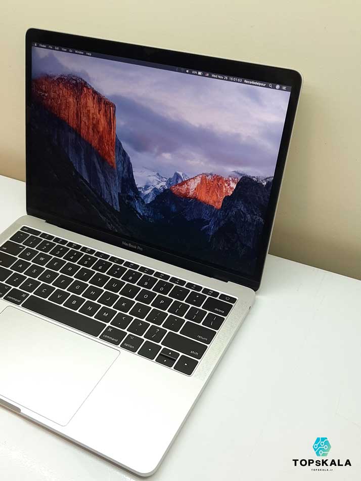 لپ تاپ استوک اپل مدل Apple MacBook Pro 13 2017 با مشخصات intel Core i5 2.30GHz - intel Iris Plus 640 دارای مهلت تست و گارانتی رایگان / محصول Apple
