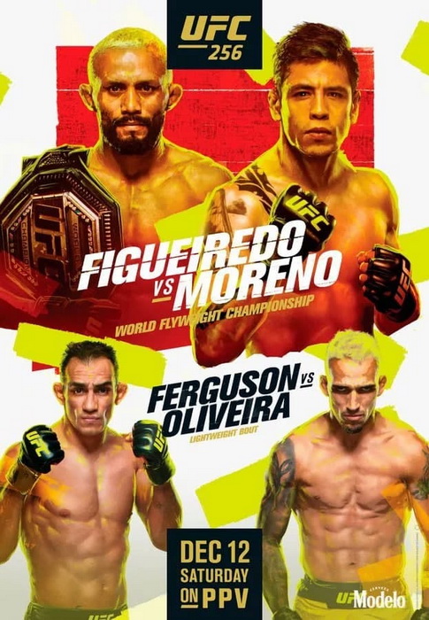 پیش نمایش  رویداد یو اف سی   256 : UFC 256: Figueiredo vs. Moreno