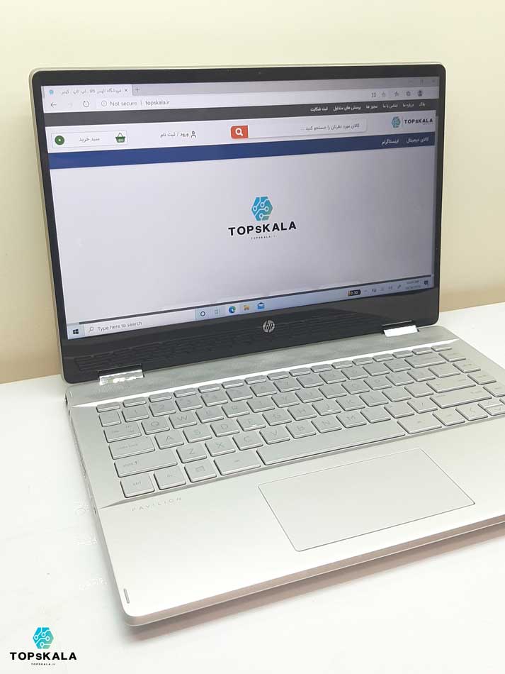 لپ تاپ استوک اچ پی مدل HP pavilion X360 14-dh1 با مشخصات intel Core i5 10210u - intel UHD 630 دارای مهلت تست و گارانتی رایگان / محصول HP  