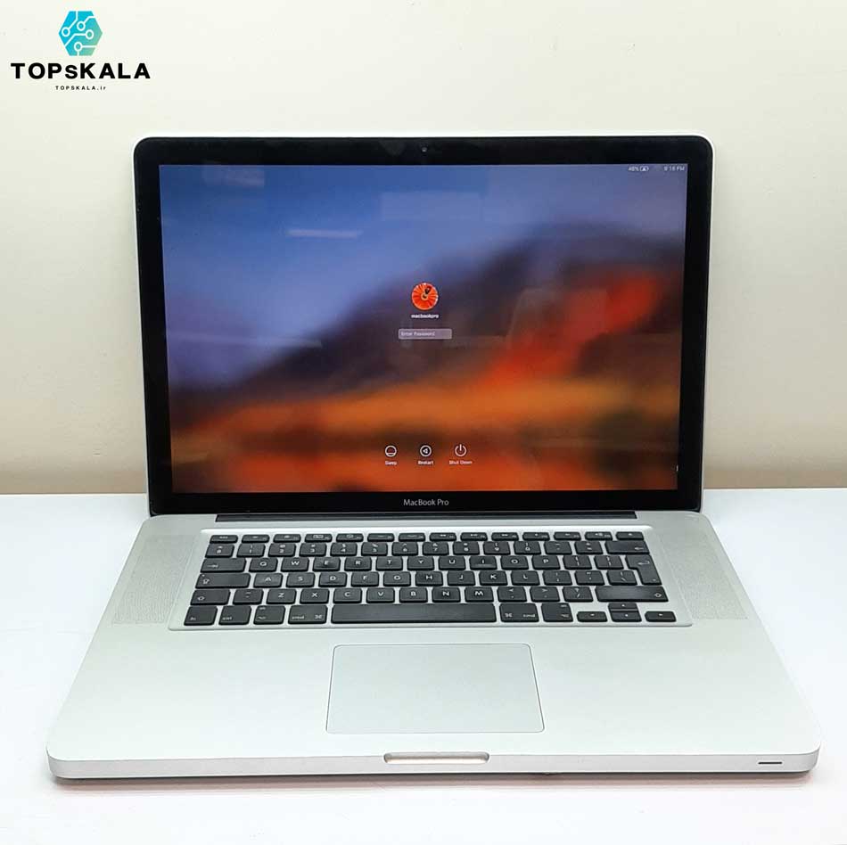 لپ تاپ استوک اپل مدل APPLE MacBook Pro 15 2010  با مشخصات Intel Core i7 - Nvidia GT 330m دارای مهلت تست و گارانتی رایگان / محصول Apple