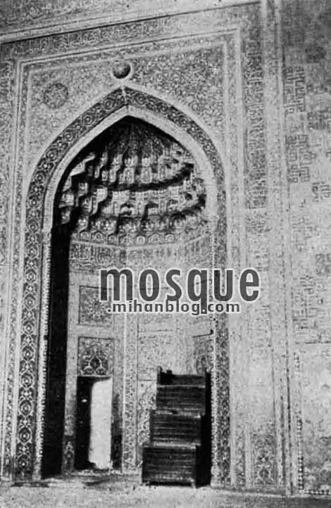 محراب مسجد جامع یزد در سال 1315