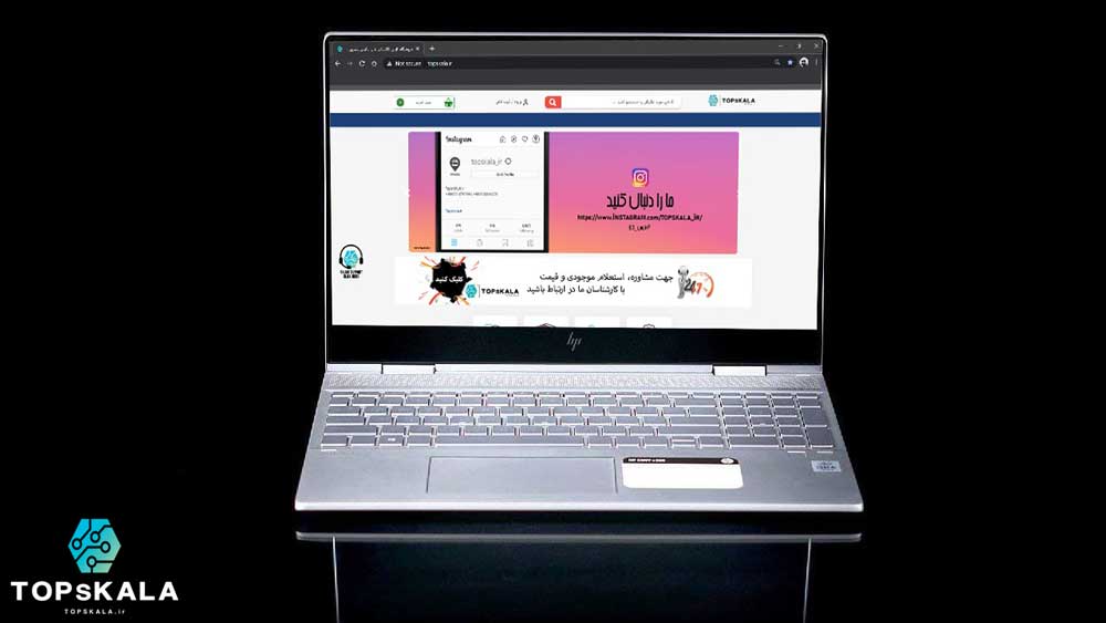 لپ تاپ آکبند اچ پی مدل HP ENVY X360 conver-tible 15 با مشخصات Intel Core i5 10210u - intel UHD 630 دارای مهلت تست و گارانتی رایگان / محصول HP  