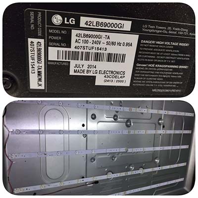 تعمیرات | بک لایت | تلویزیون | ال جی | شهریار