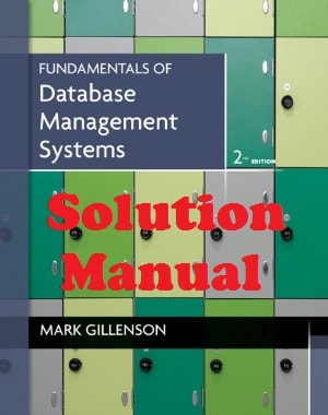 حل المسائل کتاب سیستم های مدیریت پایگاه داده مارک گیلنسون Mark Gillenson