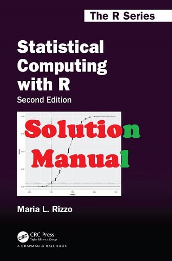 حل المسائل کتاب محاسبات آماری با R ماریا ریزو Maria Rizzo